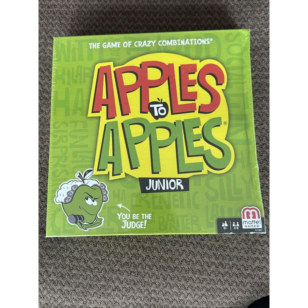 Apples To Apples Junior The Game Of Crazy Comparisons New Factory Sealed